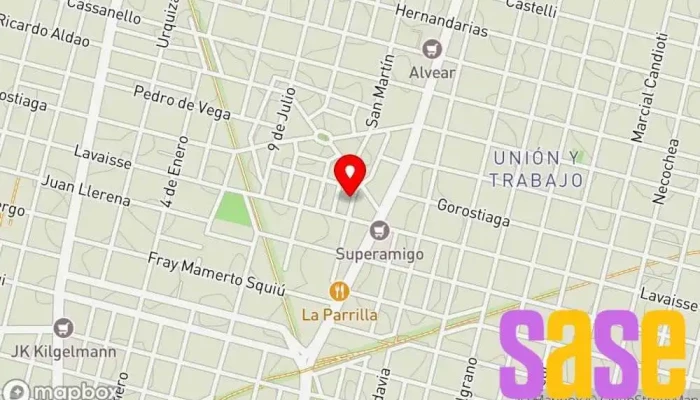 mapa de Electrónica Gesualdo Tienda de electrónica en Santa Fe de la Vera Cruz