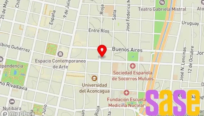 mapa de Electrónica Hogar S.A : SONIDO e ILUMINACIÓN Comercio en Mendoza