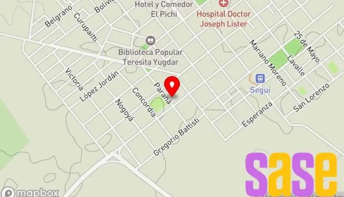 mapa de Electrónica integral automotriz Demartin Taller de reparación de automóviles en Segui