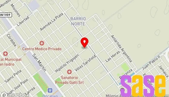 mapa de Electronica Irigoyen Taller de reparaciones eléctricas en Oncativo