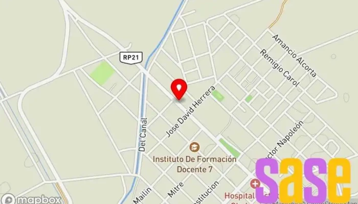 mapa de Electronica Jara  en Clodomira