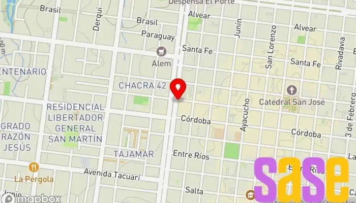 mapa de Electrónica JS Tienda de componentes electrónicos en Posadas