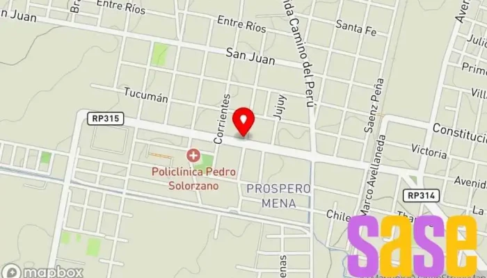 mapa de Electrónica Julio  en Tafí Viejo