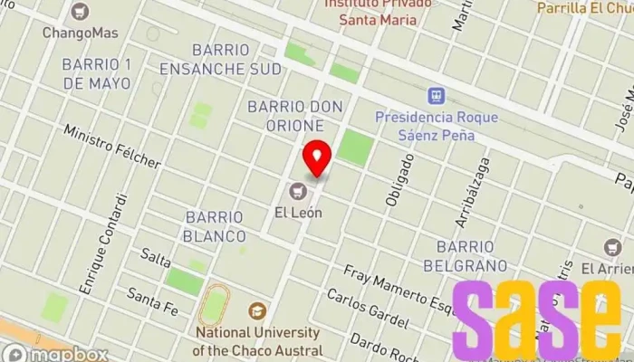 mapa de Eléctronica Layé Tienda de electrónica en Sáenz Peña