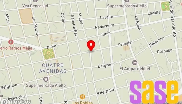 mapa de Electrónica Maipú Tienda de electrónica en San Luis
