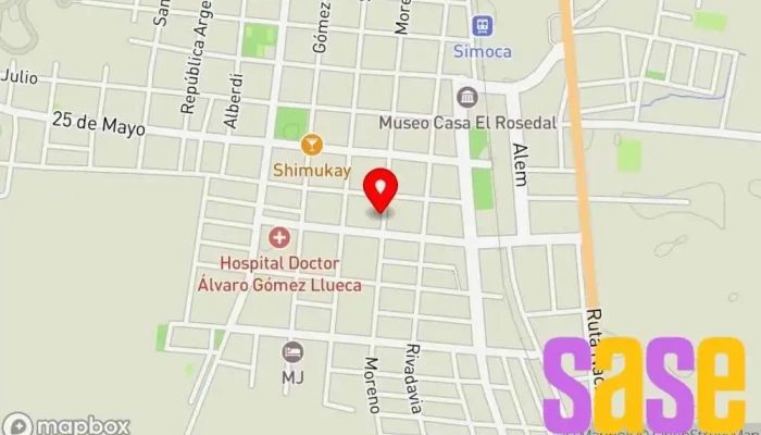 mapa de ELECTRONICA MAU Comercio en Simoca