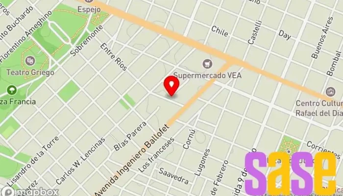 mapa de Electronica Padilla  en San Rafael