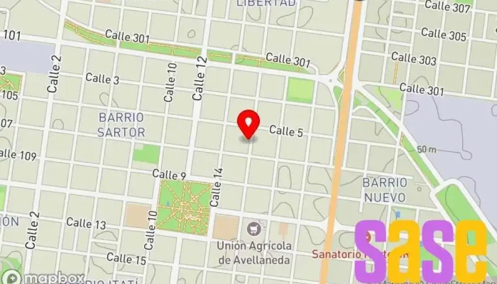 mapa de Electrónica Pagura Tienda de artículos para el hogar en Avellaneda