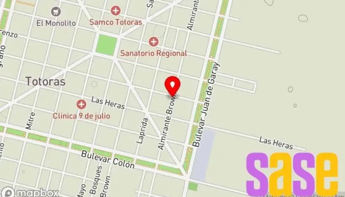mapa de Electronica para vos  en Totoras