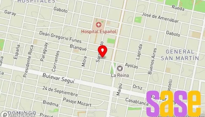 mapa de Electronica RADIOSUR SRL Tienda de componentes electrónicos en Rosario