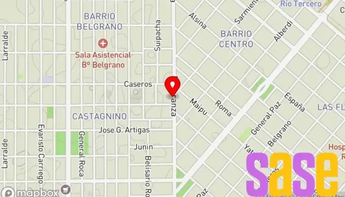 mapa de Electronica Rio Tercero  en Río Tercero