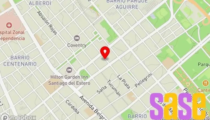 mapa de Electronica Roca Tienda de componentes electrónicos en Santiago del Estero