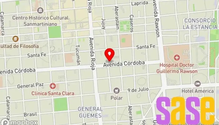 mapa de Electronica San Juan SRL Tienda de electrónica, Electrónica en ADR