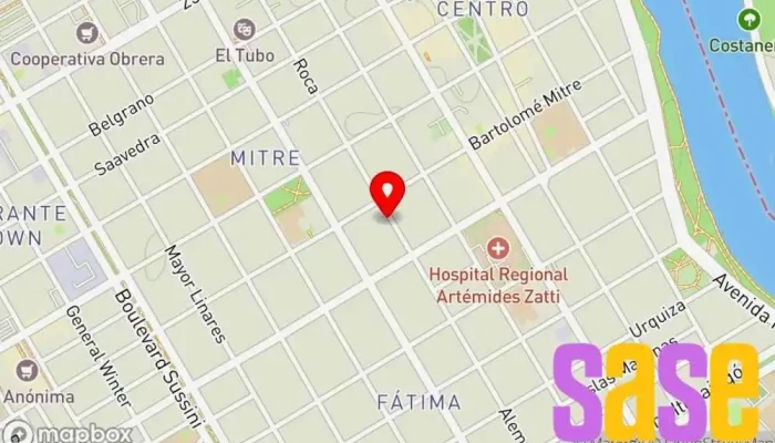 mapa de Electrónica Triee Establecimiento de reparación de artículos electrónicos en Viedma