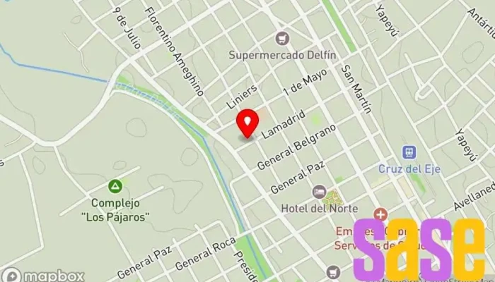 mapa de ELECTRONICA VHR Servicio de reparación de lámparas en Cruz del Eje