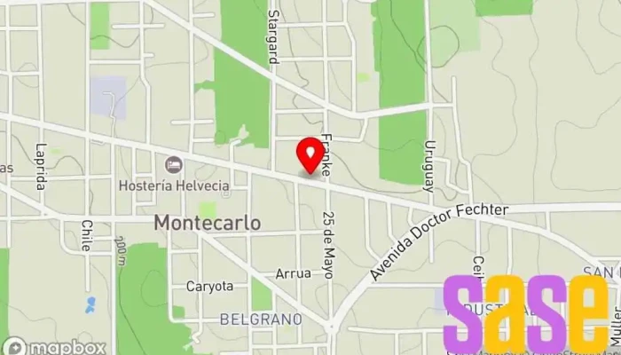 mapa de Electrónica Wil Establecimiento de reparación de artículos electrónicos en Montecarlo