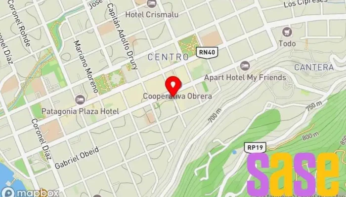 mapa de Electronica Zener  en San Martín de los Andes