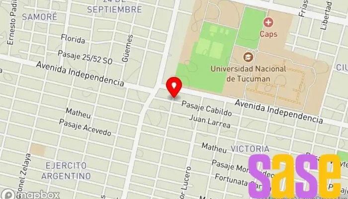 mapa de ElectroNoa Tienda de electrónica, Establecimiento de reparación de artículos electrónicos en San Miguel de Tucumán