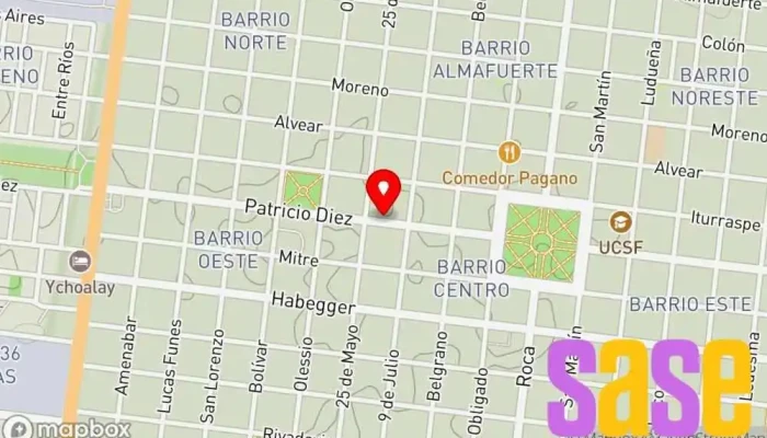 mapa de Electronorte Tienda de componentes electrónicos en Reconquista