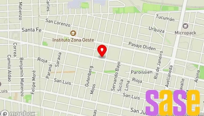 mapa de Electroparana Transformadores Fábrica de maquinaria en Rosario