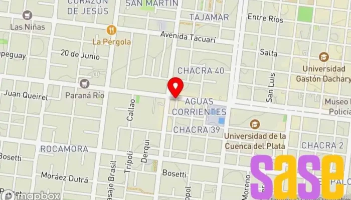 mapa de Electroposadas - Centro de Baterías Centro comercial en Posadas