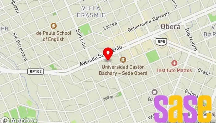 mapa de ElectroSá Materiales Eléctricos S.R.L. Tienda de electricidad en Oberá