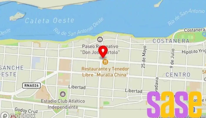 mapa de Electrosao Comercio en San Antonio Oeste