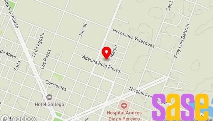mapa de Electrose - Seba Servicio de reparación de aire acondicionado en Machagai