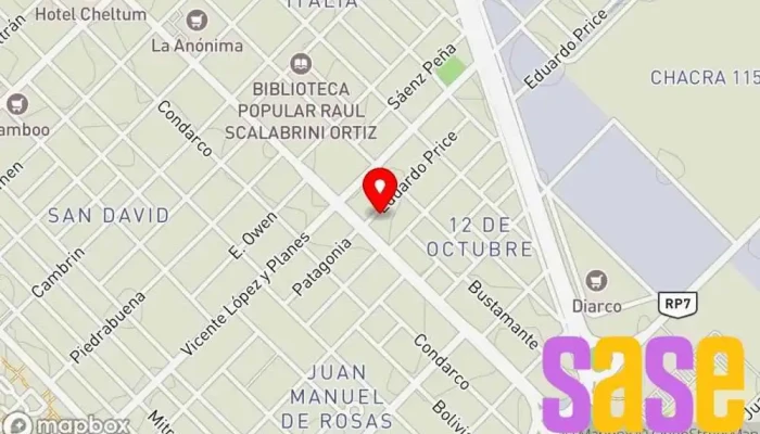 mapa de Electroservice Servicio de reparación de electrodomésticos en Trelew