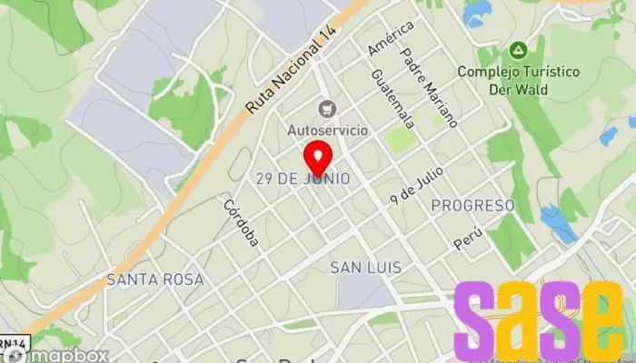 mapa de Electrosistemas Electricista en San Pedro