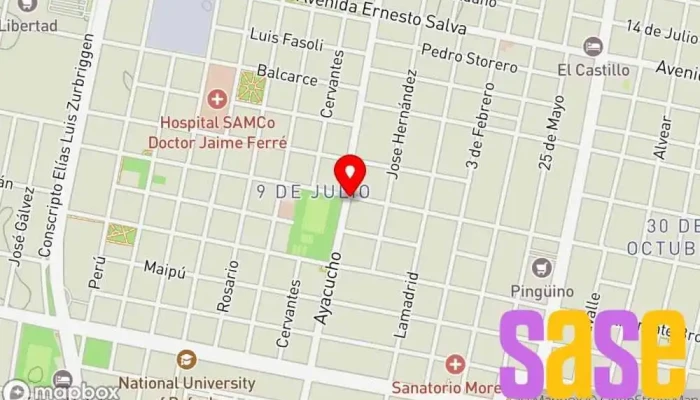 mapa de ELECTROTAL Tienda de electrónica en Rafaela