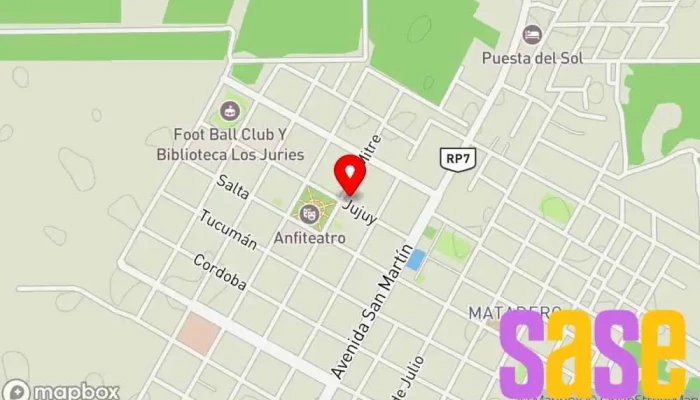 mapa de ELECTROTEC Ferretería en Los Juries