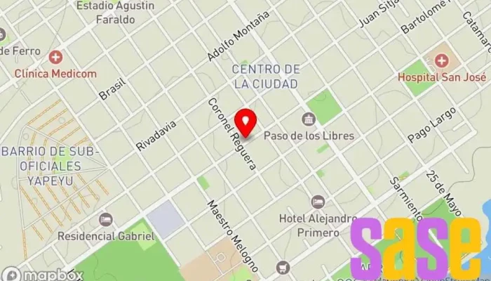 mapa de Electrotecnica Alfa Taller de automóviles en Corrientes