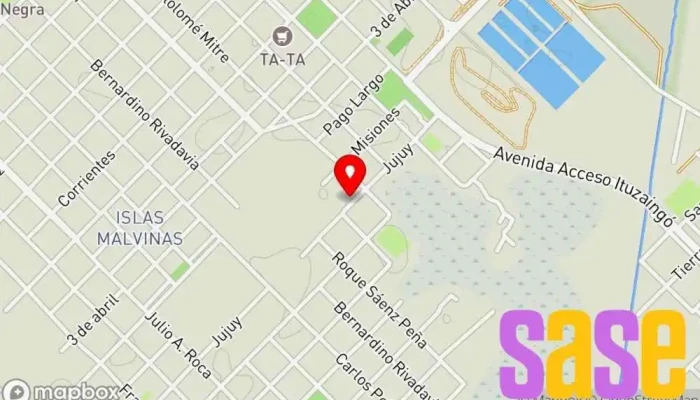 mapa de ELECTROTECNICA MISIONES Taller de reparación de motores eléctricos en Ituzaingó