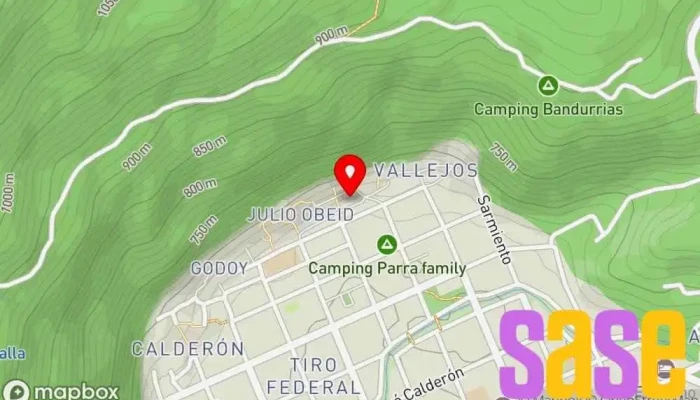 mapa de Electrounión Taller de reparación de automóviles en San Martín de los Andes