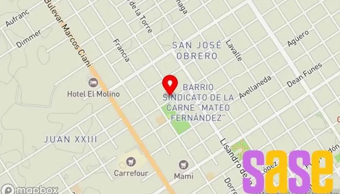 mapa de ElectroVenado  en Venado Tuerto