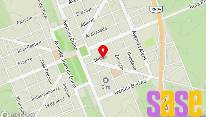 mapa de Eletro Centro Centro comercial en Hersilia