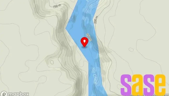 mapa de Embalse Florentino Ameghino Reservoir en Chubut