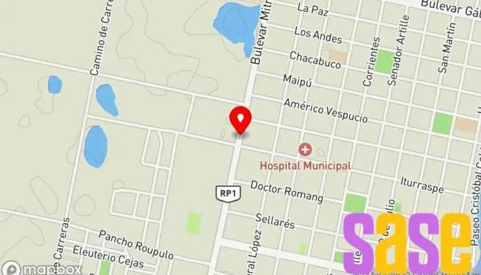 mapa de Emiliano Cuño Autoelectricidad Taller de reparaciones eléctricas en Helvecia