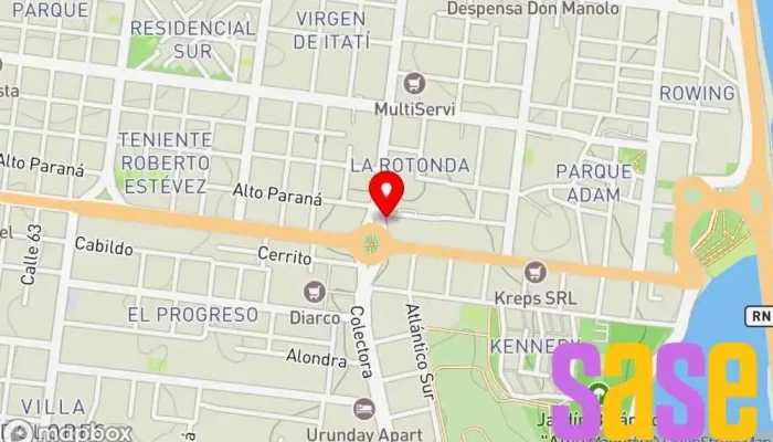 mapa de EMSA - Almacenamiento y Abastecimiento Tienda de electricidad en Posadas