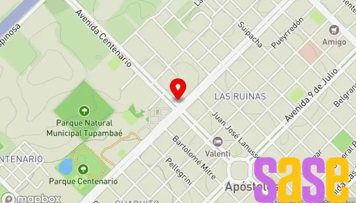 mapa de Energia de Misiones Apostoles Comercio en Apóstoles