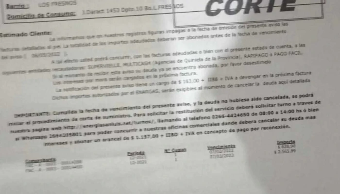 Energía San Luis Gas - Avu