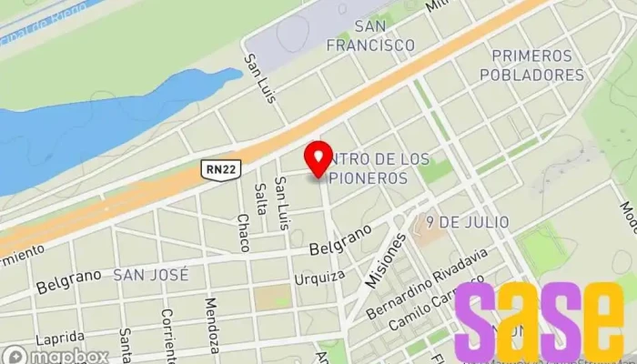mapa de Ente Provincial de Energia de Neuquen EPEN Oficinas de empresa en Senillosa