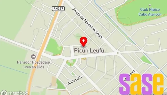 mapa de Ente Provincial de Energía del Neuquén Tienda de electricidad en Picún Leufú