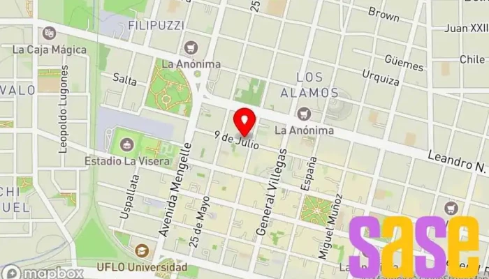 mapa de Ente Provincial Regulador de la Electricidad de Río Negro Oficina del Gobierno del Distrito en Cipolletti