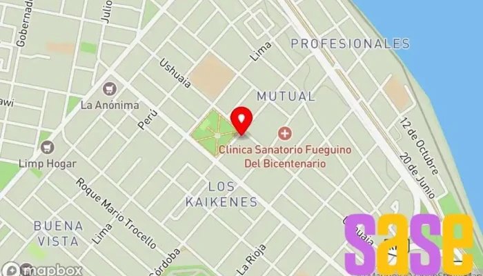 mapa de Epsilon Electronica Tienda de componentes electrónicos en Río Grande