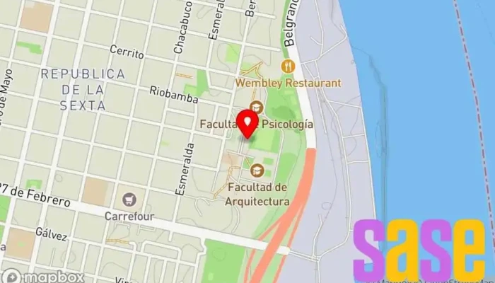 mapa de Escuela de Ingeniería Eléctrica - UNR Universidad pública en Rosario