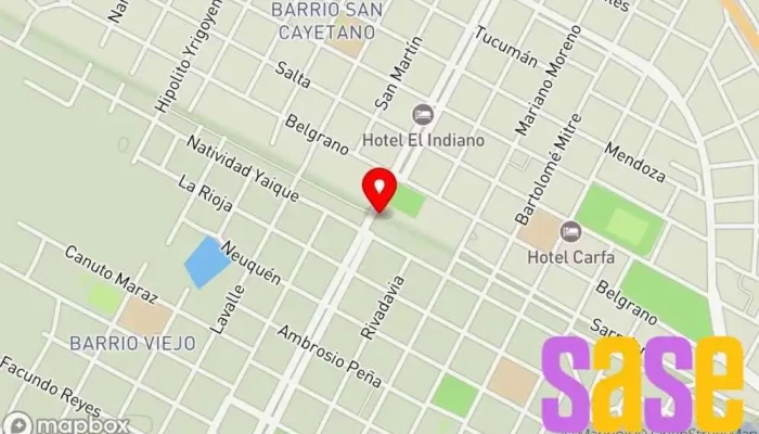 mapa de Estacion Ing.Guillermo Juarez Empresa ferroviaria en Ingeniero Juárez