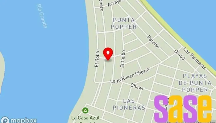 mapa de Euge electricidad Tienda de materiales para la construcción en Río Grande