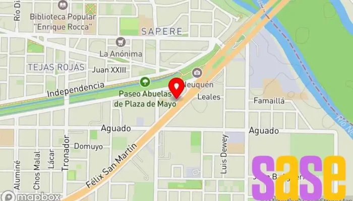 mapa de EyC ELECTRONICA Y COMUNICACIONES S.R.L. Proveedor de servicios de telecomunicaciones, Empresa de instalación de televisión por cable, Tienda de electrónica en Neuquén